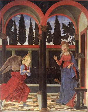 Annunciation (1447) Tempera on wood, 167 x 137 cm Galleria degli , Florence