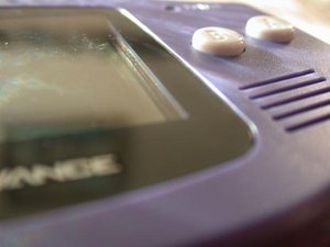 Close-up of Game Boy Advance