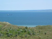 Kerch Strait. View from the Crimean coast