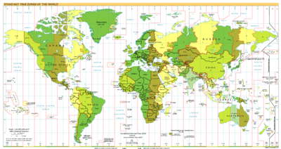 world time zone map 3d