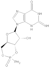 Chemical structure of 