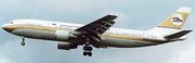 Libyan Arab Airlines Airbus A300 landing