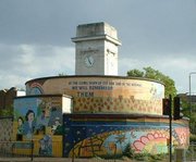 Stockwell war memorial and shelter