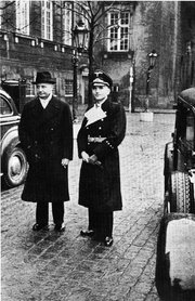 Erik Scavenius, Danish PM from 1942 with Werner Best, the first German plenipotentiary in Denmark.