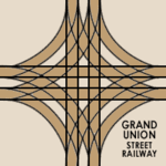 Track arrangement of a street railway Grand Union