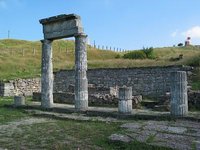 Ruins of Panticapaeum. 6th century BC