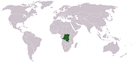 Location of country on world map