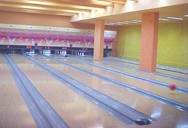 Lanes in a bowling alley