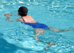 Part of the breaststroke