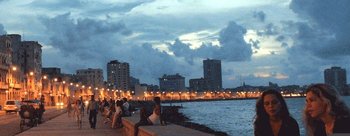 Dusk on Havana's waterfront