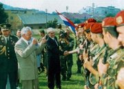 President  in Knin, 1995