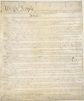 Page I of the Constitution of the 