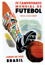 1950 Football World Cup poster