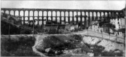 , . Roman aqueduct.