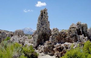 Beached tuffa towers on South Tufa trail