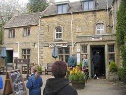 An amusingly named pub (the Old New Inn) at Bourton-on-the-Water, in the Cotswold Hills of south west 