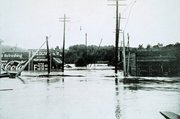 Flooding in Asheville, North Carolina in July 1916