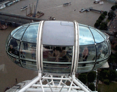 A capsule on the London Eye