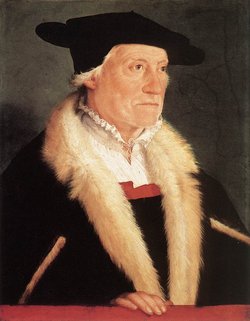 Portrait of Sebastian Mnster by Christoph Amberger, c. 1552