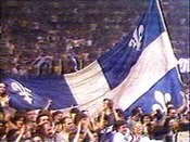 A public gathering for the YES side of the 1980 Quebec referendum.