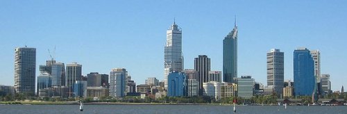 The Perth cityscape, viewed from Kings Park