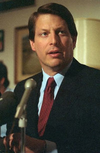 Al Gore speaks during a  in the .