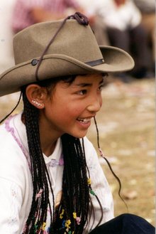 A Tibetan girl from Amdo