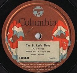 Label of a Columbia disc from