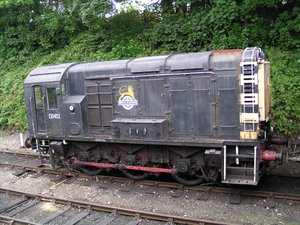Class 10, no. D3452, at  on 28th August 2003. This locomotive is preserved on the .