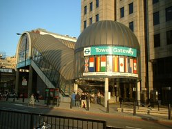 Tower Gateway station was the DLR's original link to central London.