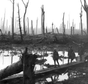 Chateau Wood, , 1917 by Frank Hurley