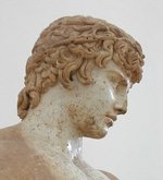 Head of Antinous (Roman Hellenistic), Delphi Archaeological Museum