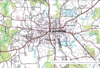 Topographic Map of Carrollton (84KB)