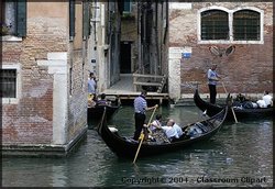 Canals in Venice, Italy. Photo provided by Classroom Clipart (http://classroomclipart.com)