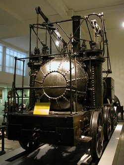 The engine as seen from the front