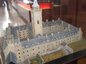 A model of the university's old High Street campus