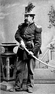 Emperor Norton regularly strolled the streets of San Francisco in an elaborate blue uniform complete with tarnished gold-plated epaulets.