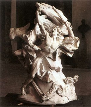  in Chains by , marble, 1737.