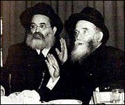 Rabbi Kotler (on the right)
