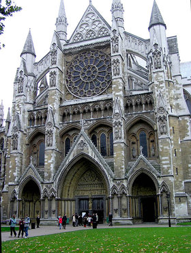 Rose window,  north transept