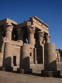 The double entrance to Kom Ombo Temple