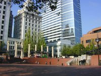 Pioneer Courthouse Square.