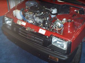 Oka with 750cc SOHC 2 cylinder engine