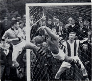 Left: Bod/Glimt legend  against Troms at Bod Stadion 1964