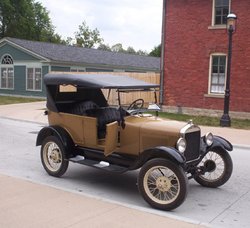 Ford Model T used for giving tourist rides at 