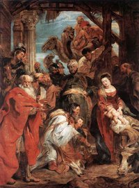 The Adoration of the Magii, painted 1624.