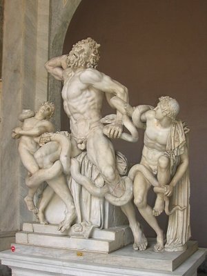 Statue of Laocon and his Sons, Vatican Museum, Rome