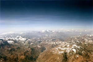 The Andes between  and 