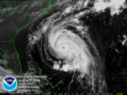 Hurricane Danielle at category 1 strength on 