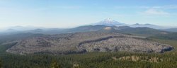 Little Glass Mountain and Mt Shasta